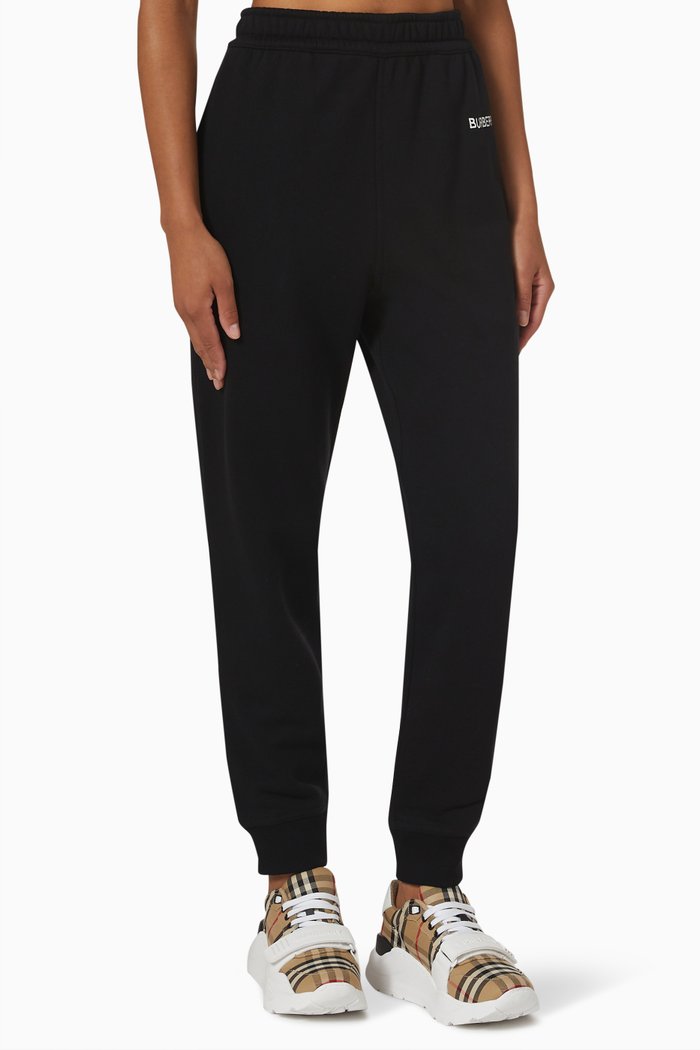

Monogram Motif Joggers in Cotton, Black