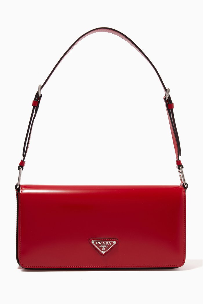 

Femme Bag in Brushed Leather, Red