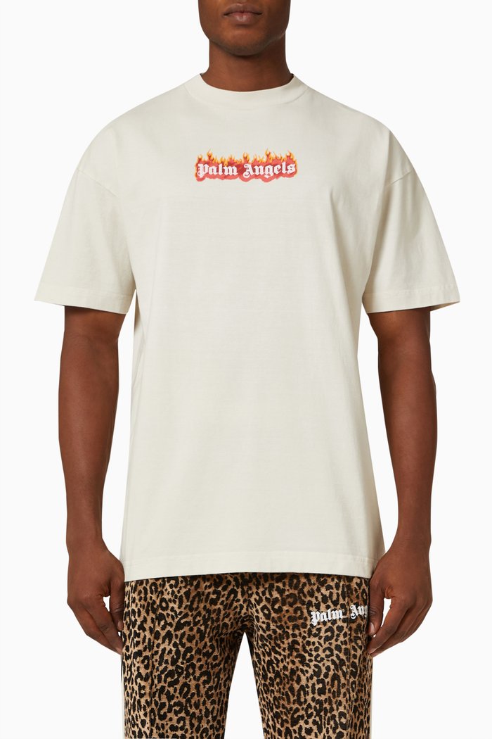 

Burning Logo T-shirt in Cotton-jersey, Neutral