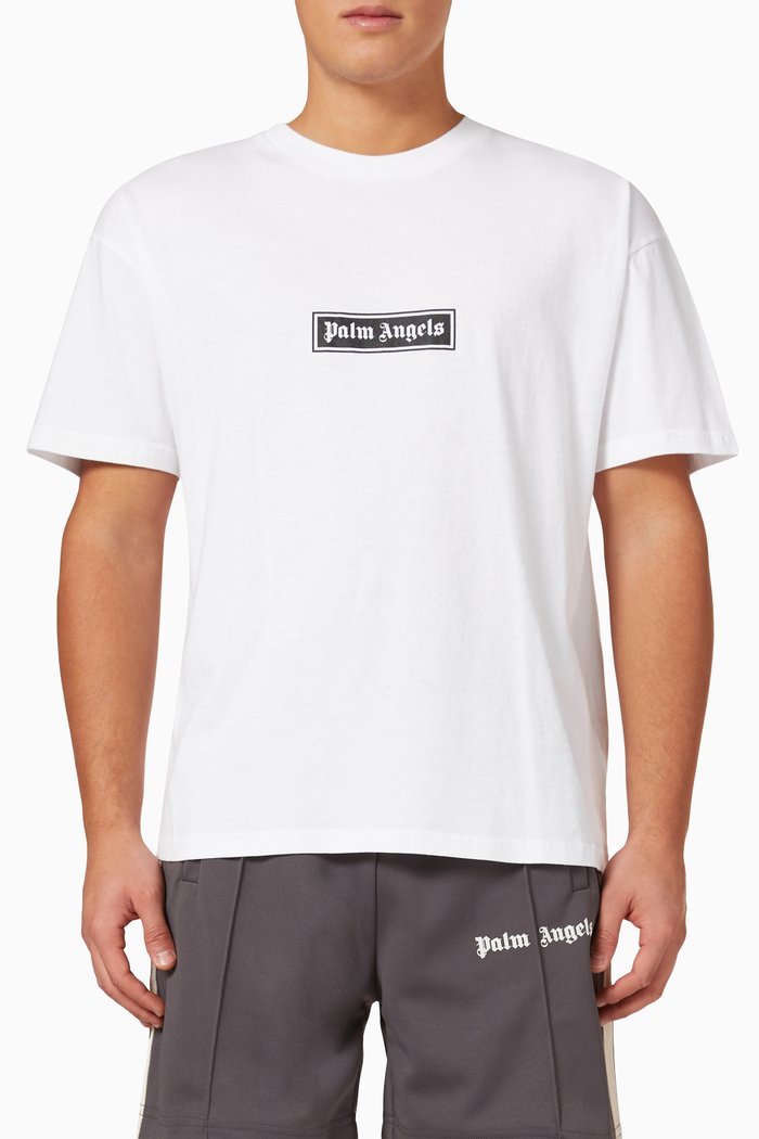

Gd Box Logo T-shirt in Cotton, White