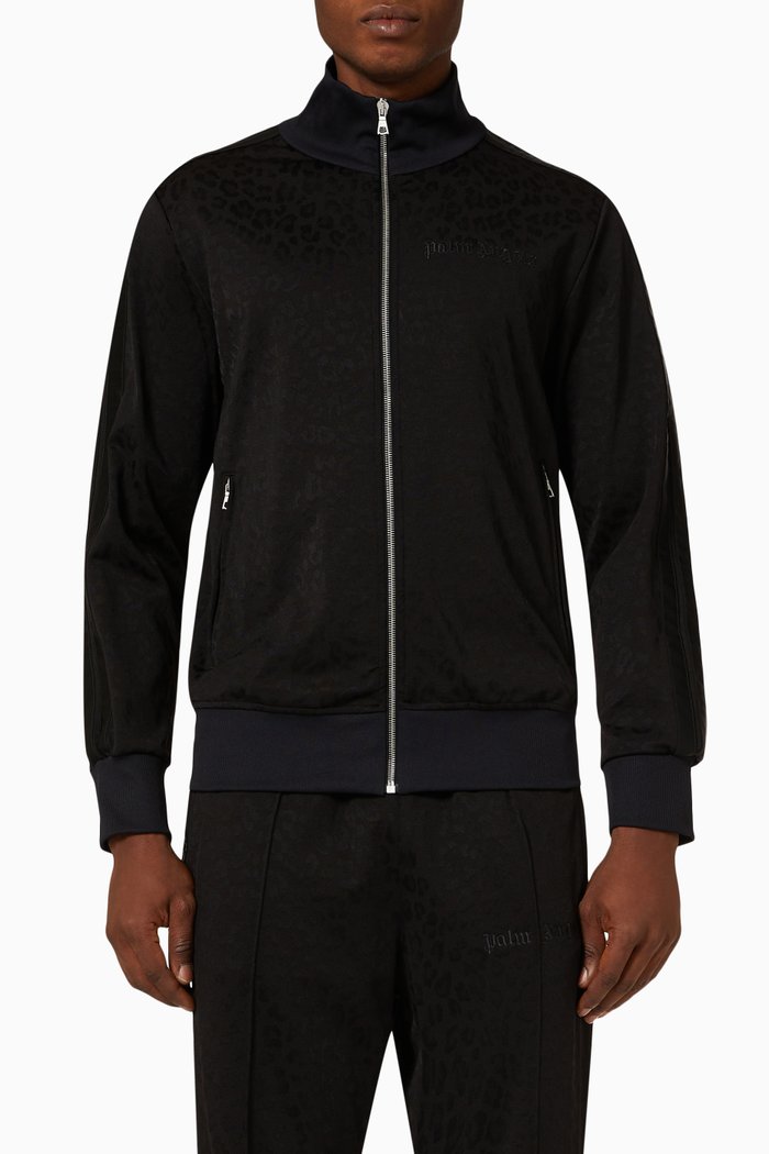 

Classic Track Jacket in Technical Fabric, Black