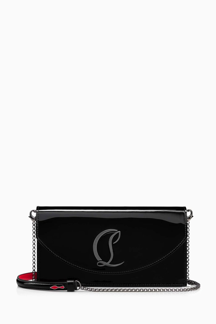 

Loubi54 Crossbody Bag in Patent Leather, Black