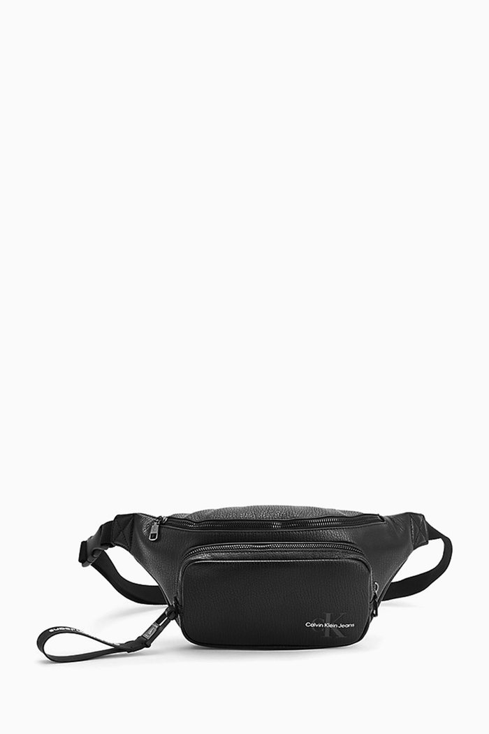 

Belt Bag in Faux Leather, Black