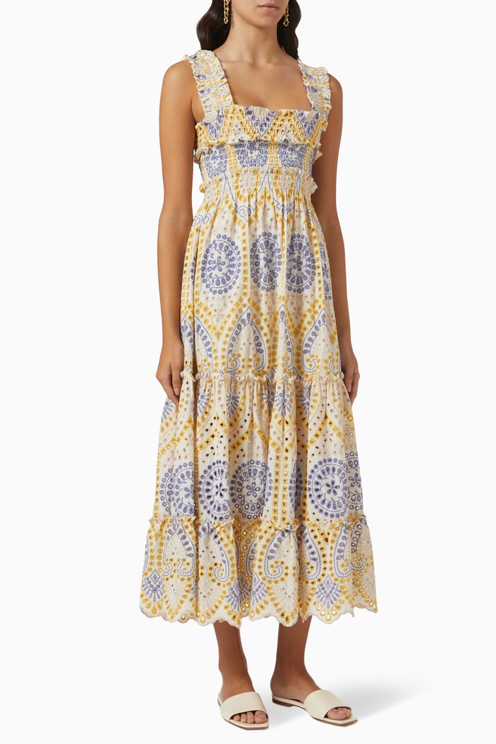 

Daphne Printed Dress, Neutral