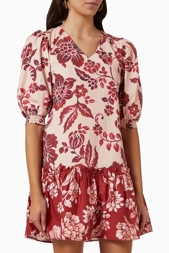 

Irina Dress in Stretch Cotton, Pink