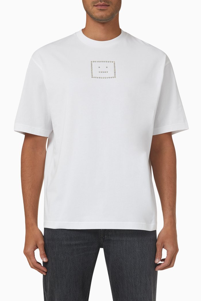 

Exford Diamond T-shirt in Cotton, White