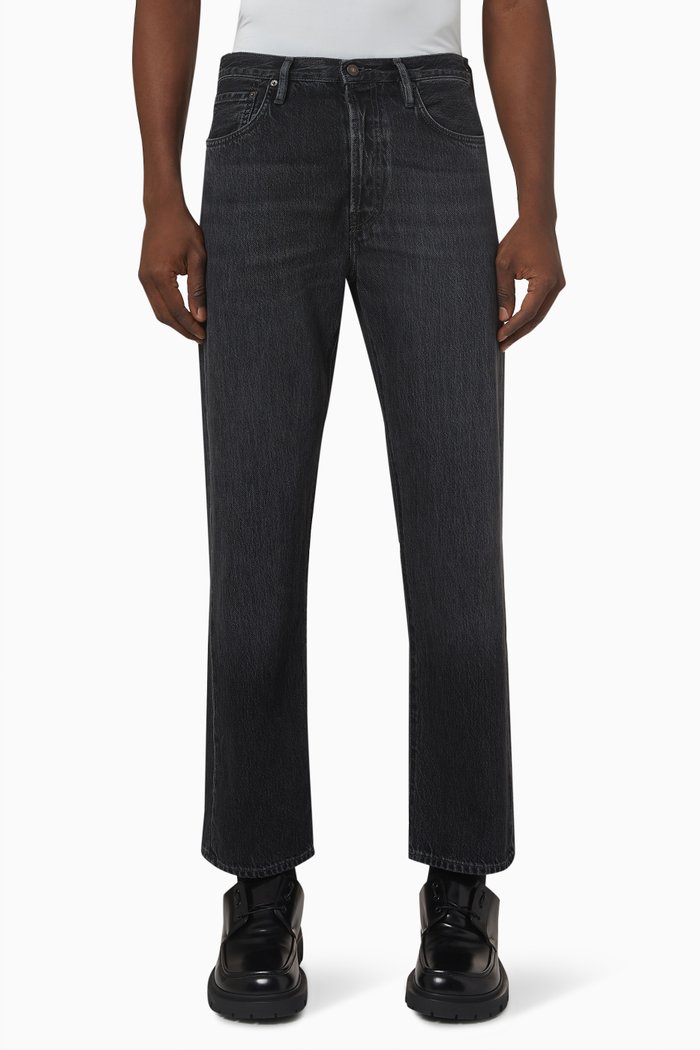 

1996 Mid-rise Straight-fit Jeans, Black