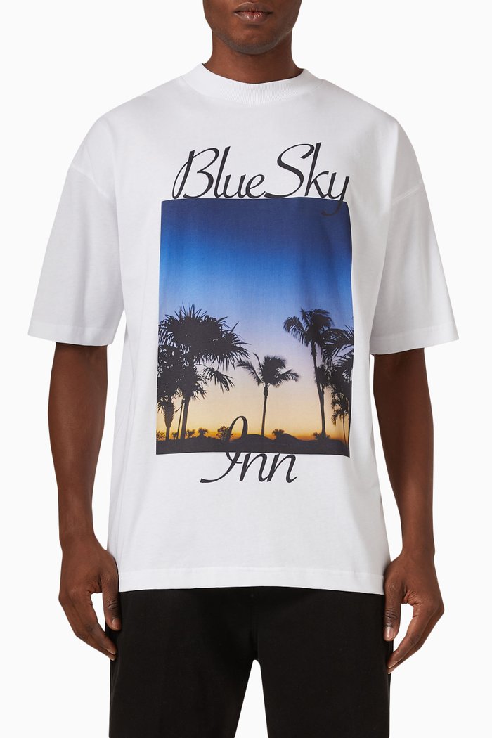 

Ipanema Sunrise T-shirt in Cotton Jersey, White