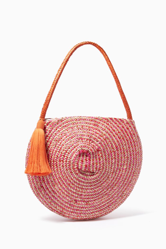 

Vitoria Pulse Tote Bag in Piaçava Straw, Multicolour
