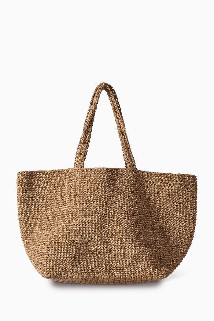 

Allegra Tote Bag in Rami Fiber, Neutral