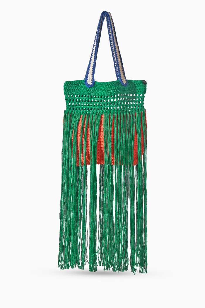 

Felipa Bag in Crochet Cotton, Green