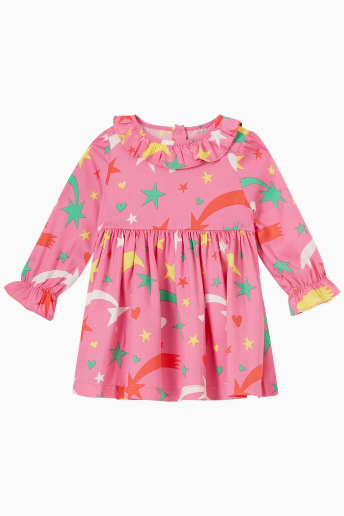 

Shooting Stars Dress in Lyocell, Pink