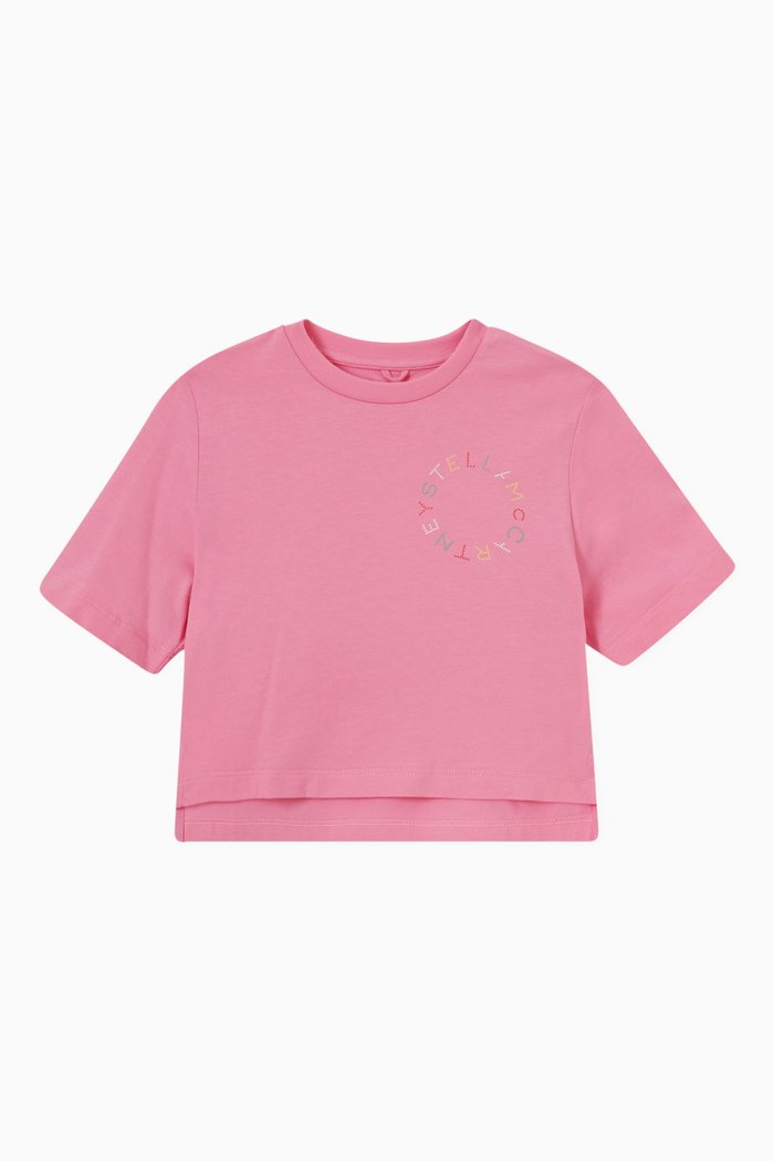 

Plain T-Shirt in Cotton, Pink