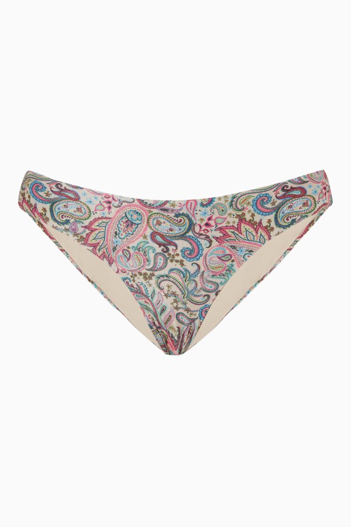 

Basic Ruched Full Bikini Bottoms in Stretch Lurex Blend, Multicolour