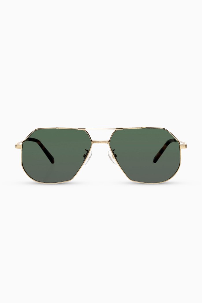 

Race Sunglasses in Metal, Gold