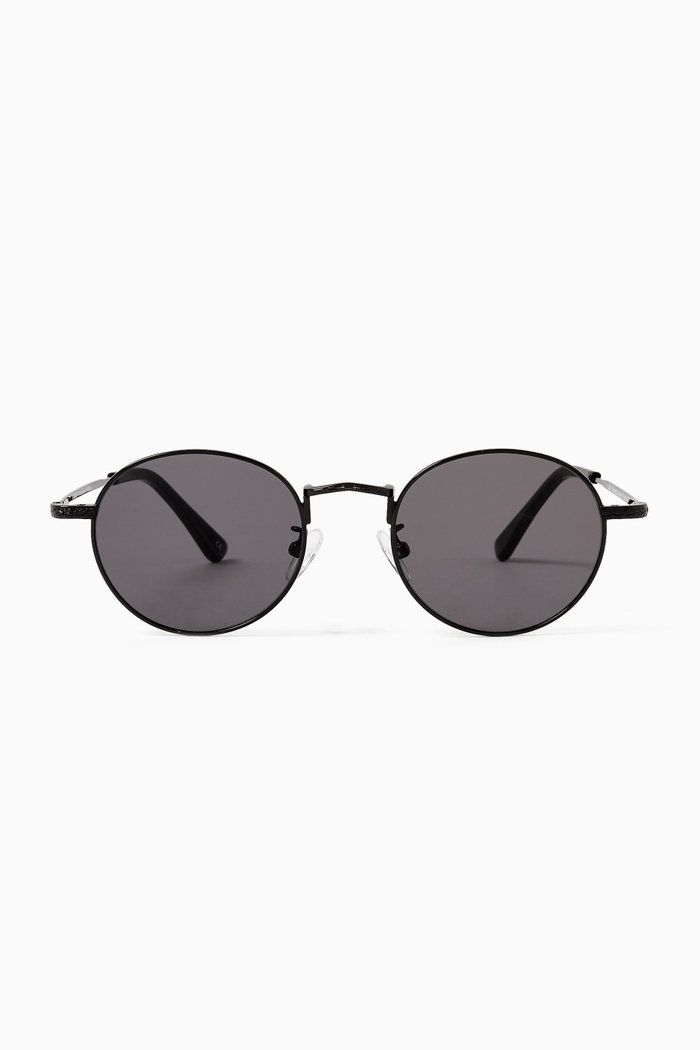 Icon Sunglasses in Metal, Black
