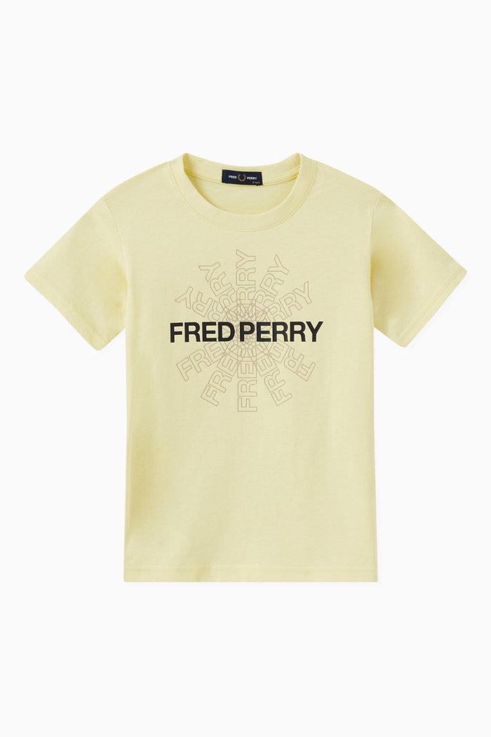 

Logo Graphic T-shirt in Cotton Jersey, Yellow
