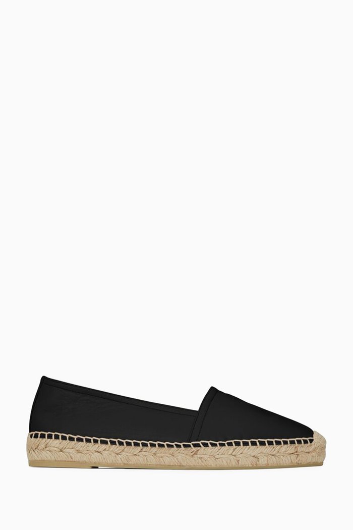

Cassandre Espadrilles in Lambskin, Black