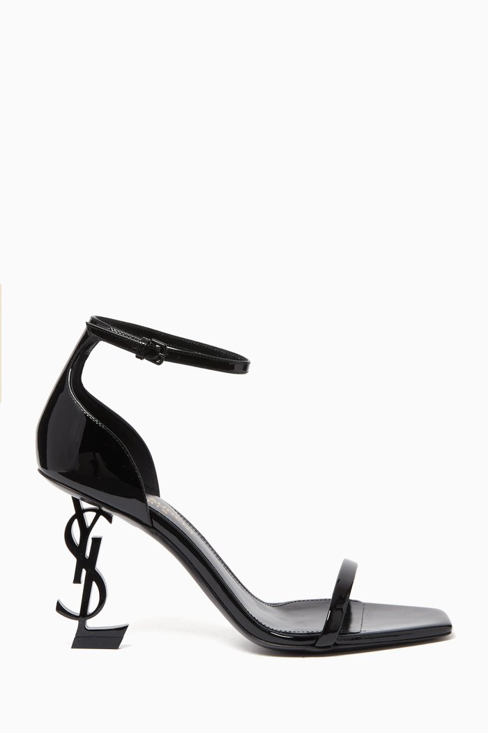 

Opyum 85 Sandals in Patent Leather, Black