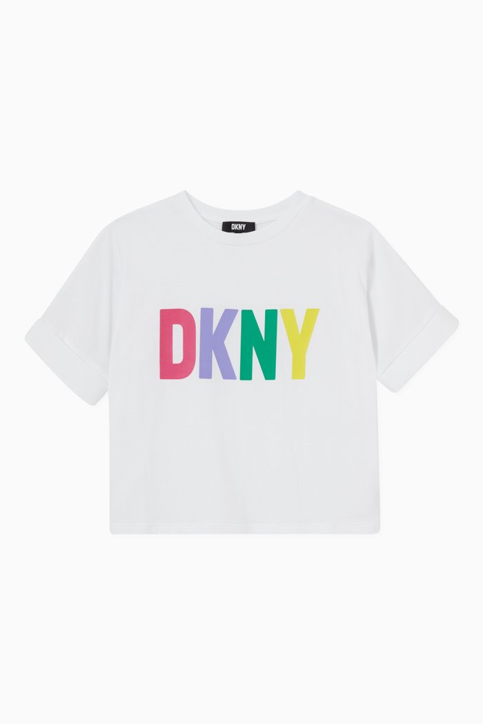 

Logo Print T-Shirt in Jersey, White