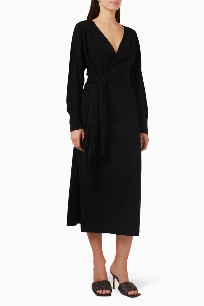 

Signature Skyla Lounge Dress in Knit, Black