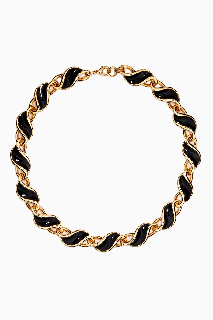 

Rediscovered 1980s Vintage Necklace, Gold