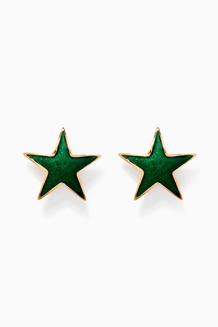 

Rediscovered 1990s Vintage Star Clip Earrings, Gold
