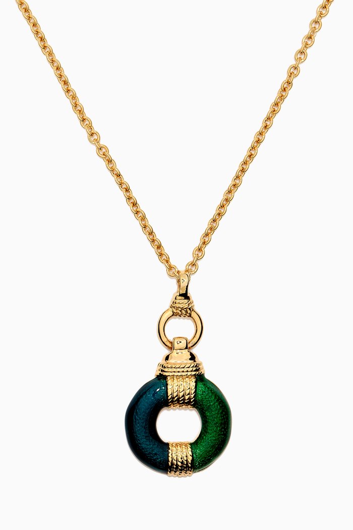 

Rediscovered 1990s Vintage Modernist Necklace, Gold