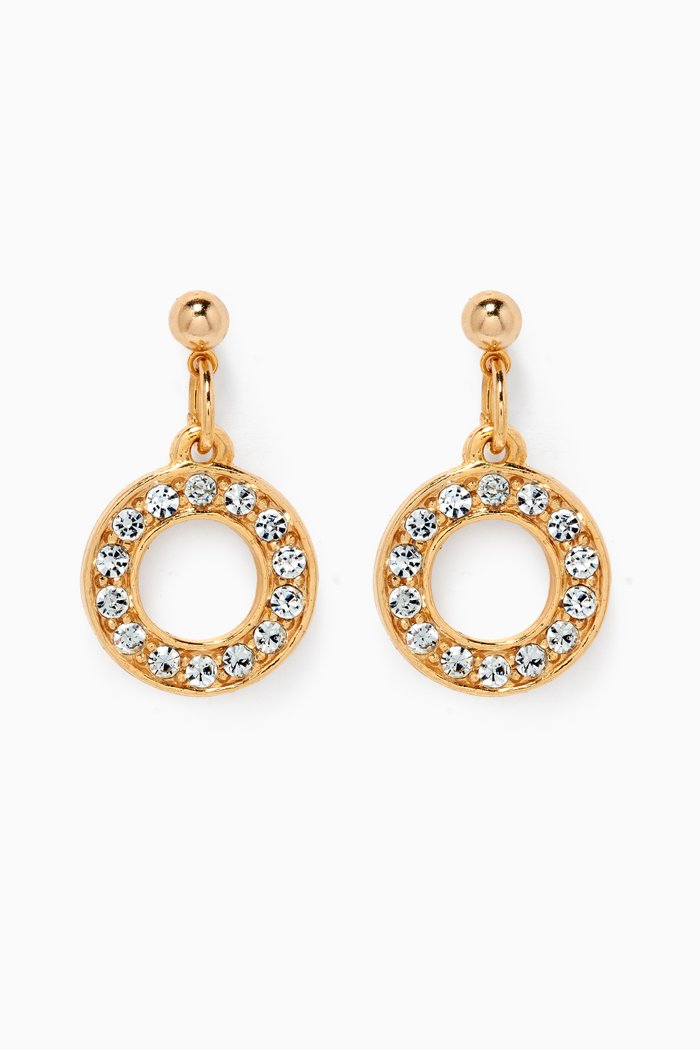 

Rediscovered 1990s Vintage Drop Earrings, Gold