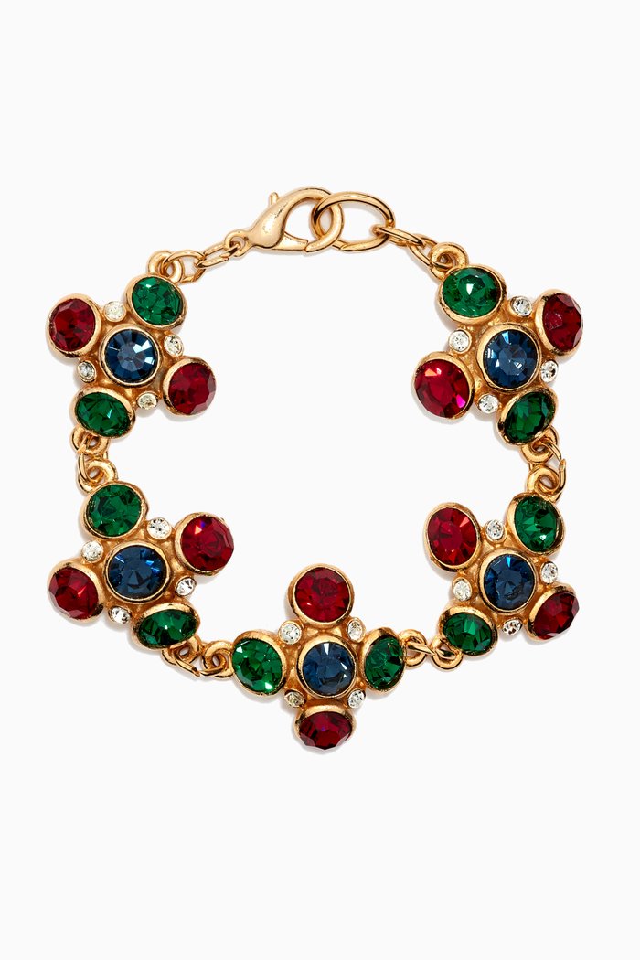 

Rediscovered 1980s Vintage Renaissance Bracelet, Gold