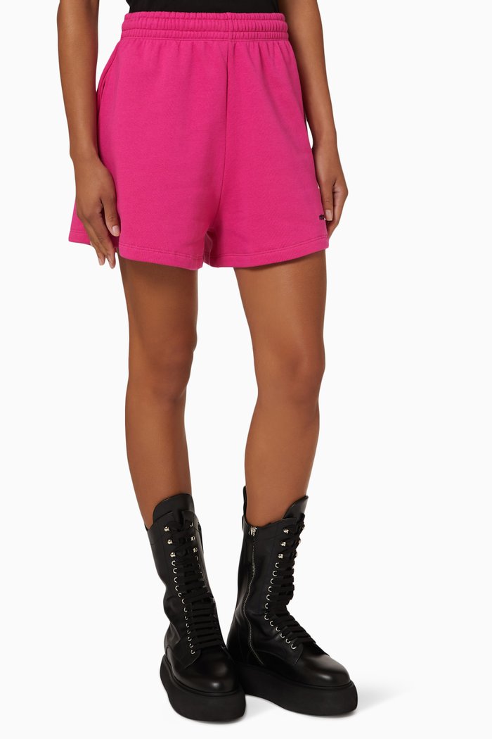 

Roda Logo Shorts in Organic Cotton, Pink