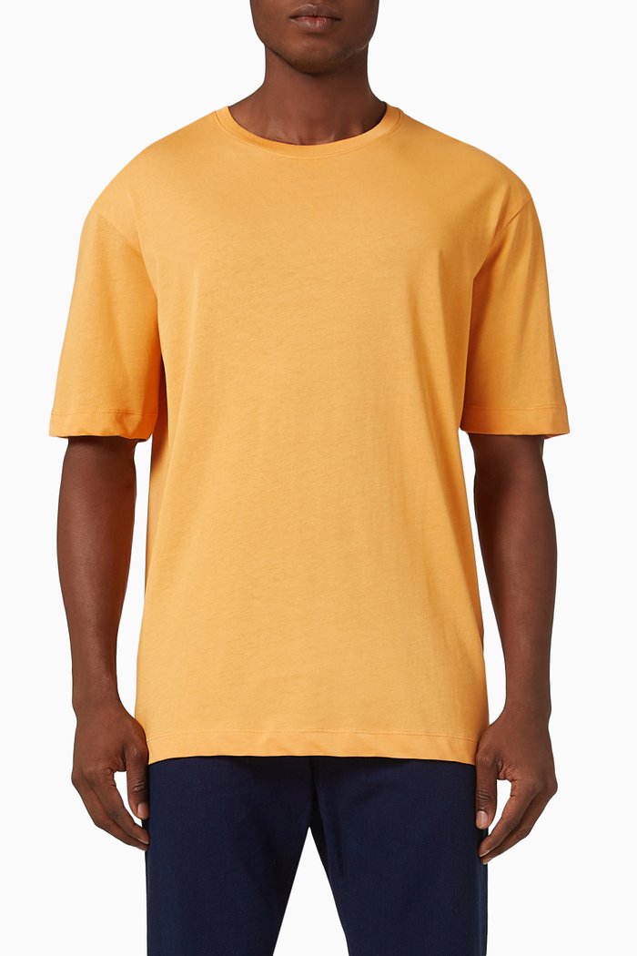 

Loose Fit T-shirt in Organic Cotton, Orange