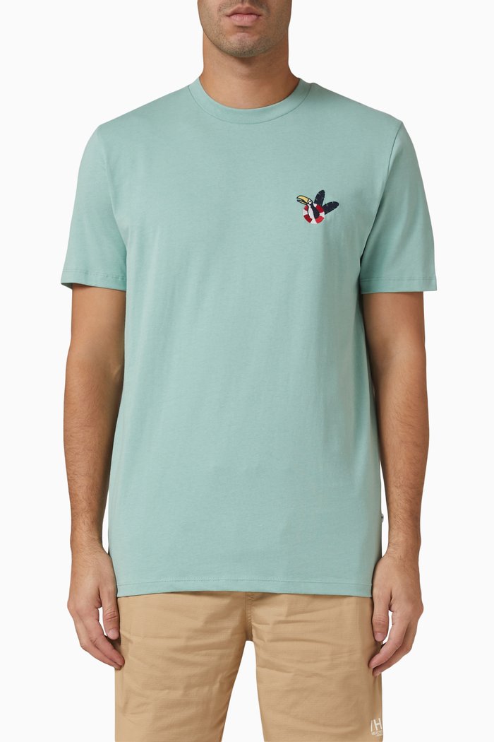

T-shirt in Organic Cotton, Green