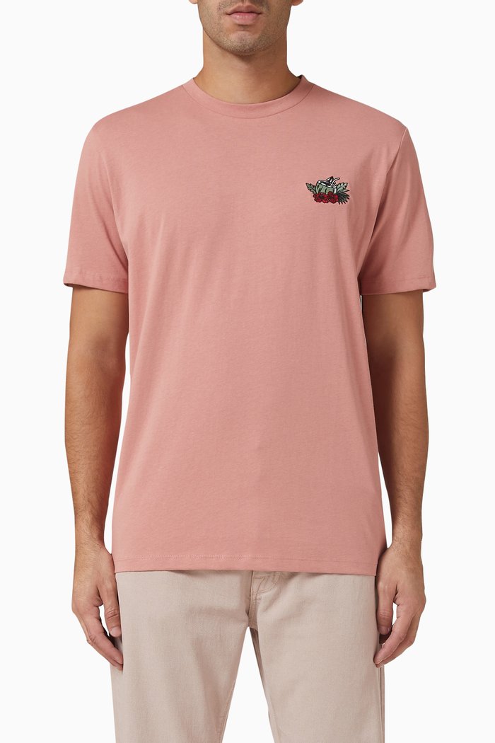 

T-shirt in Organic Cotton, Pink
