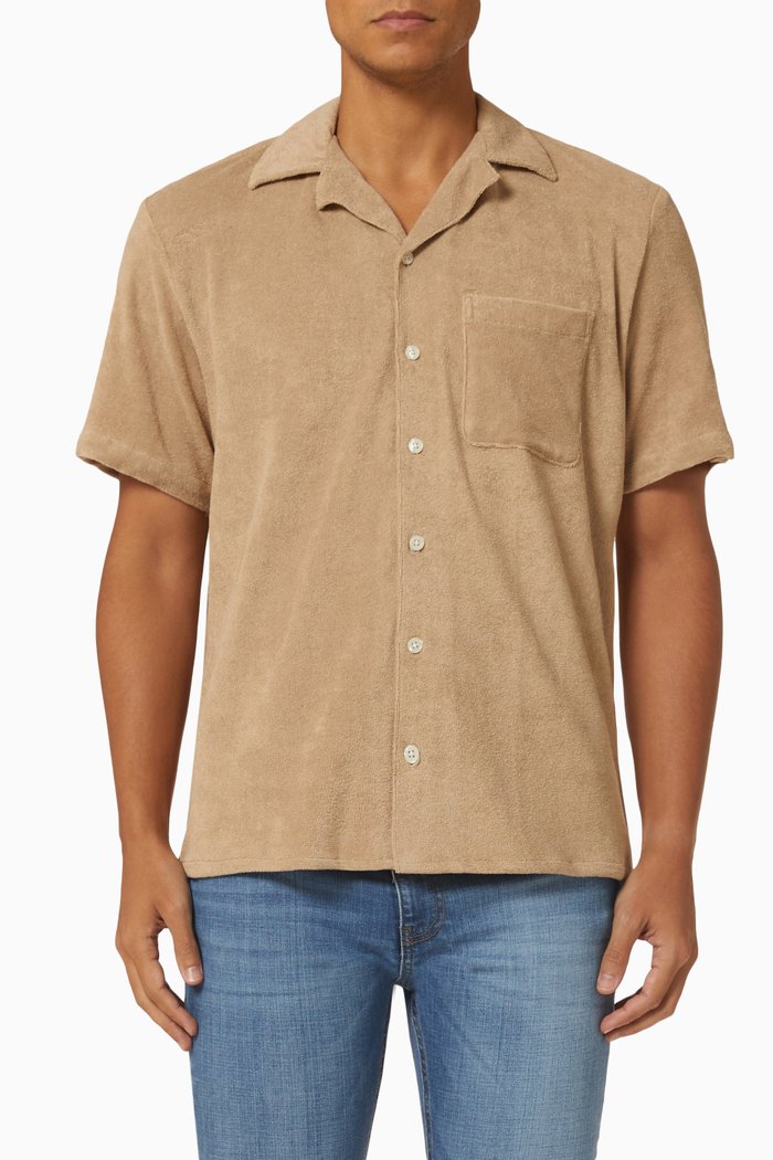 Shirt in Cotton, Neutral