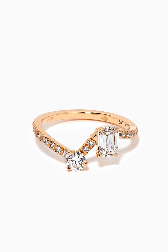 

Toi+Moi Diamond Paveé Ring in 18k Recycled Yellow Gold