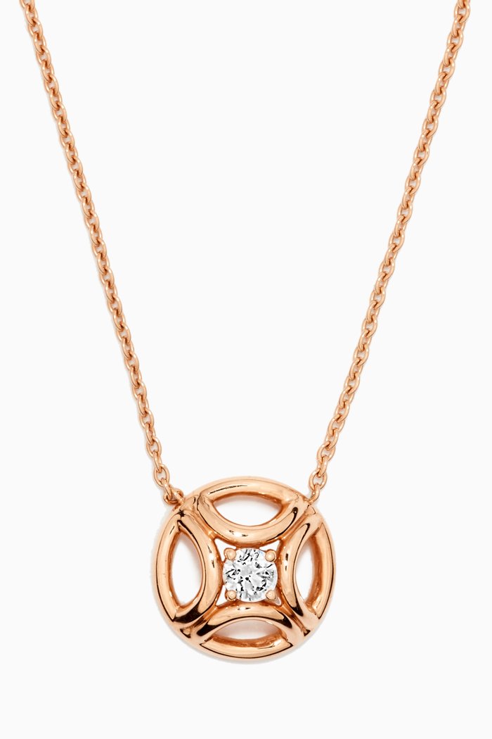 

Perpétuel.le Diamond Necklace in 18k Recycled Rose Gold