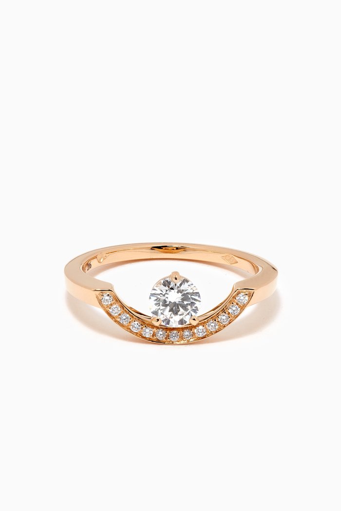 

Intrépide Grand Arc Diamond Pavée Ring in 18k Recycled Yellow Gold