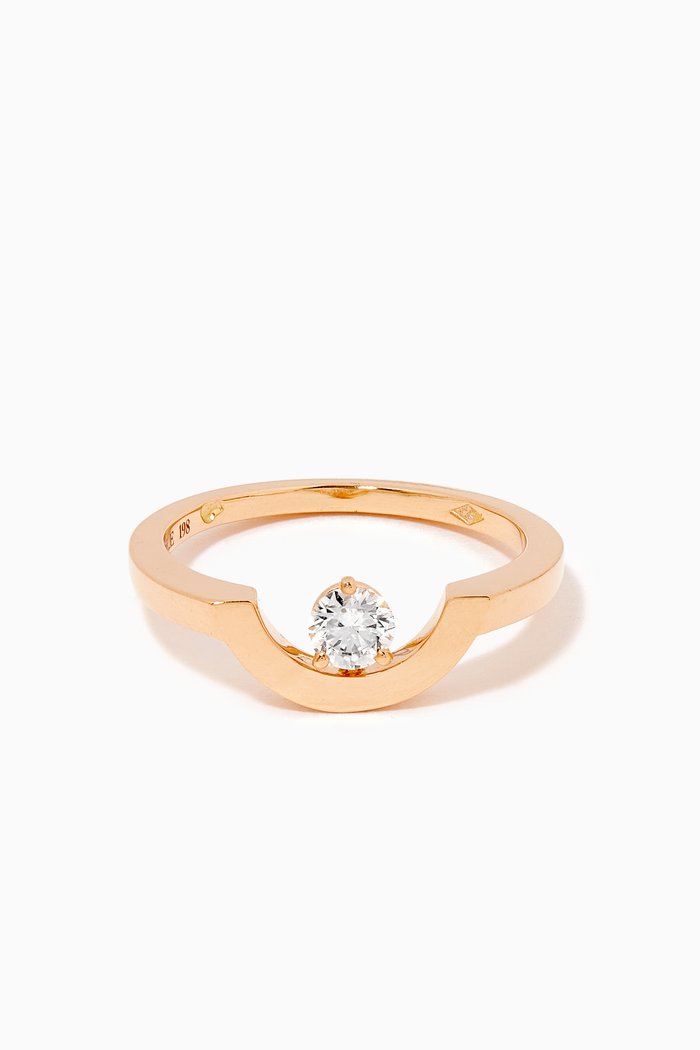 

Intrépide Petit Arc Diamond Ring in 18k Recycled Yellow Gold