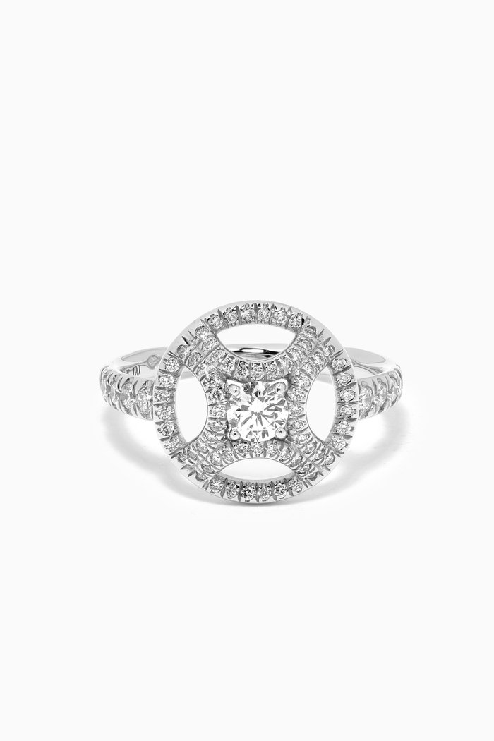 

Perpétuel.le Diamond Pavée Ring in 18k Recycled White Gold