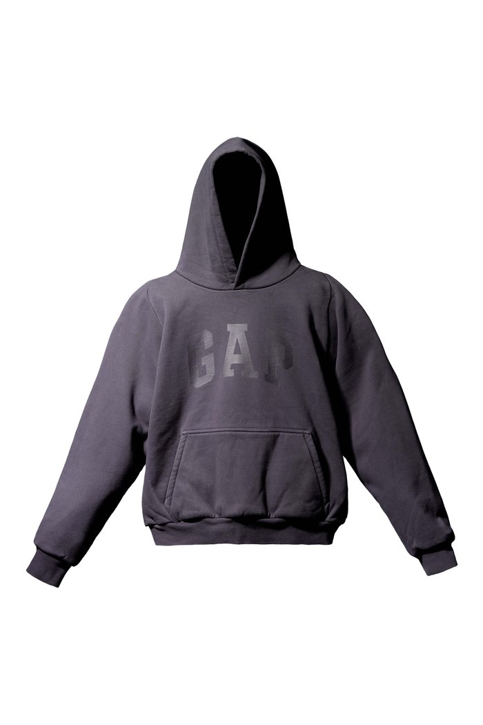 

Dove Shrunken Hoodie in Cotton Fleece, Black