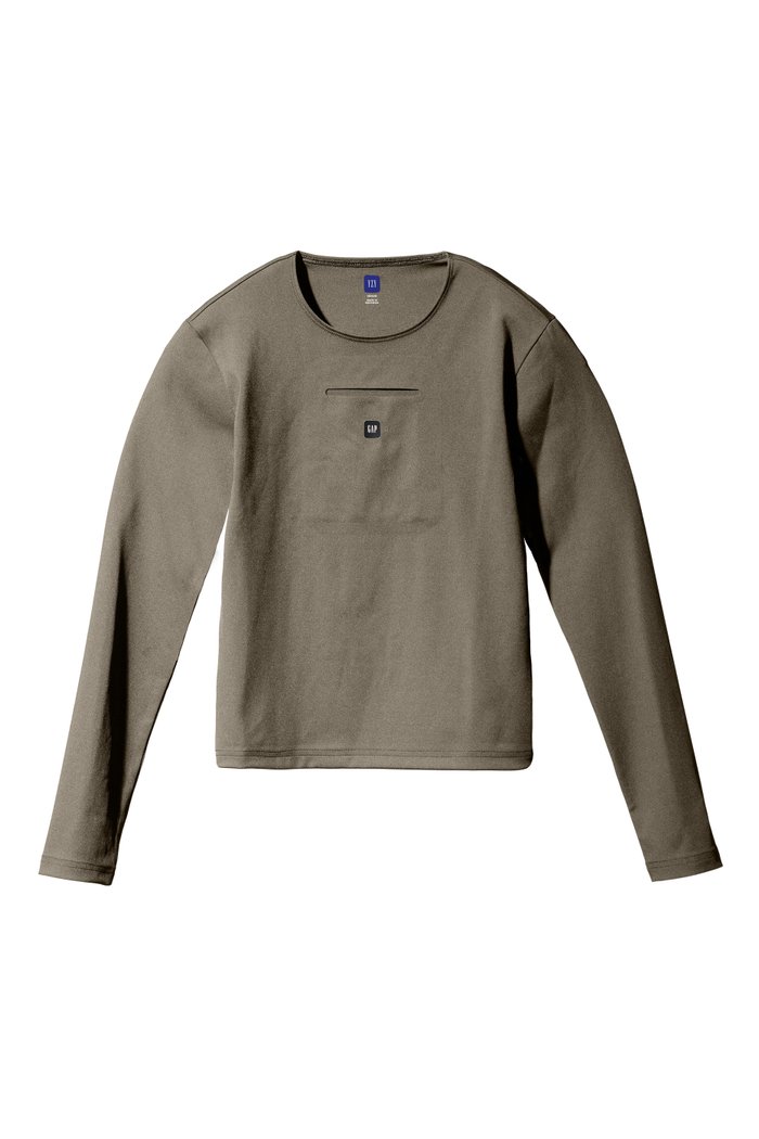 

Second Skin Long Sleeve T-shirt in Spandex Blend, Neutral