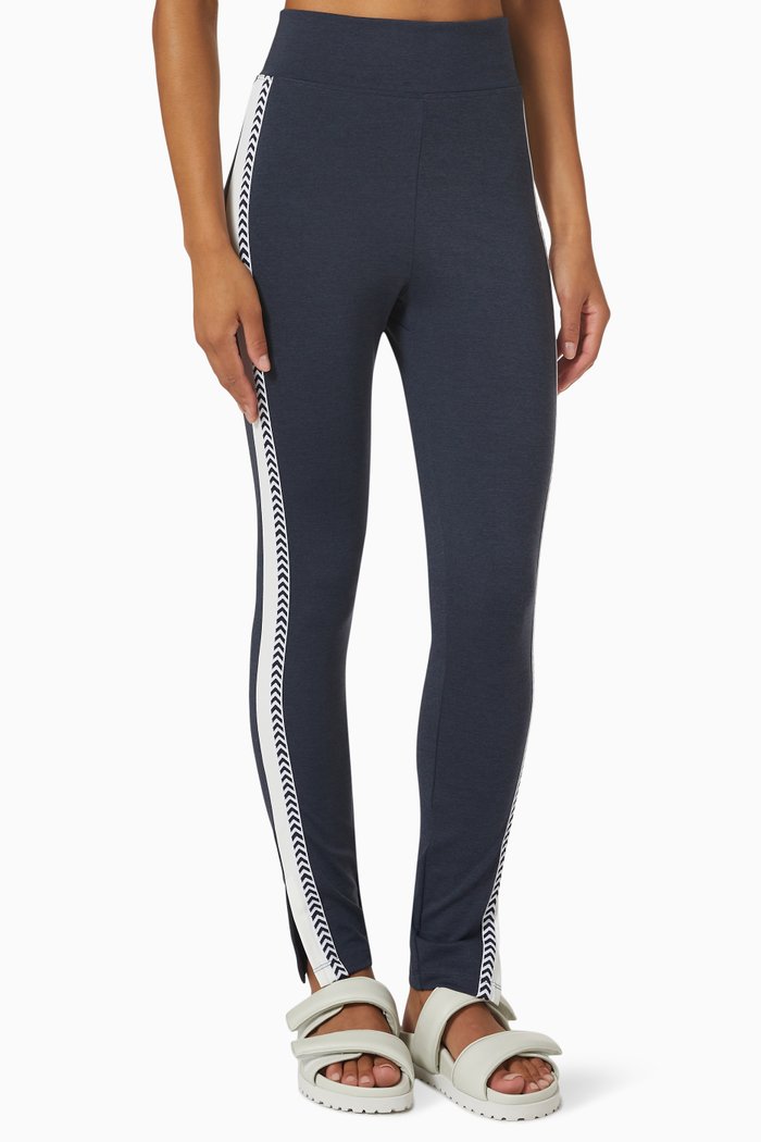 Tessa Split Leggings, Blue