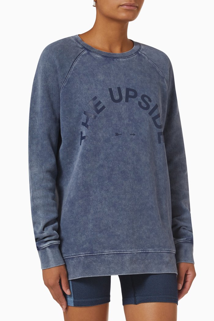 

Watsons Bay Crew Sweatshirt, Blue