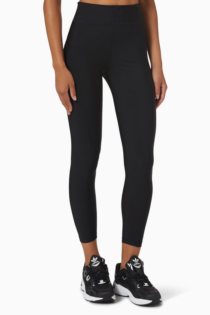 

Matte Tech Pocket Midi Leggings, 7/8, Black