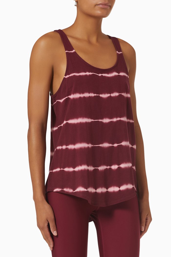 

Issy Tank Top in Cotton Jersey, Red