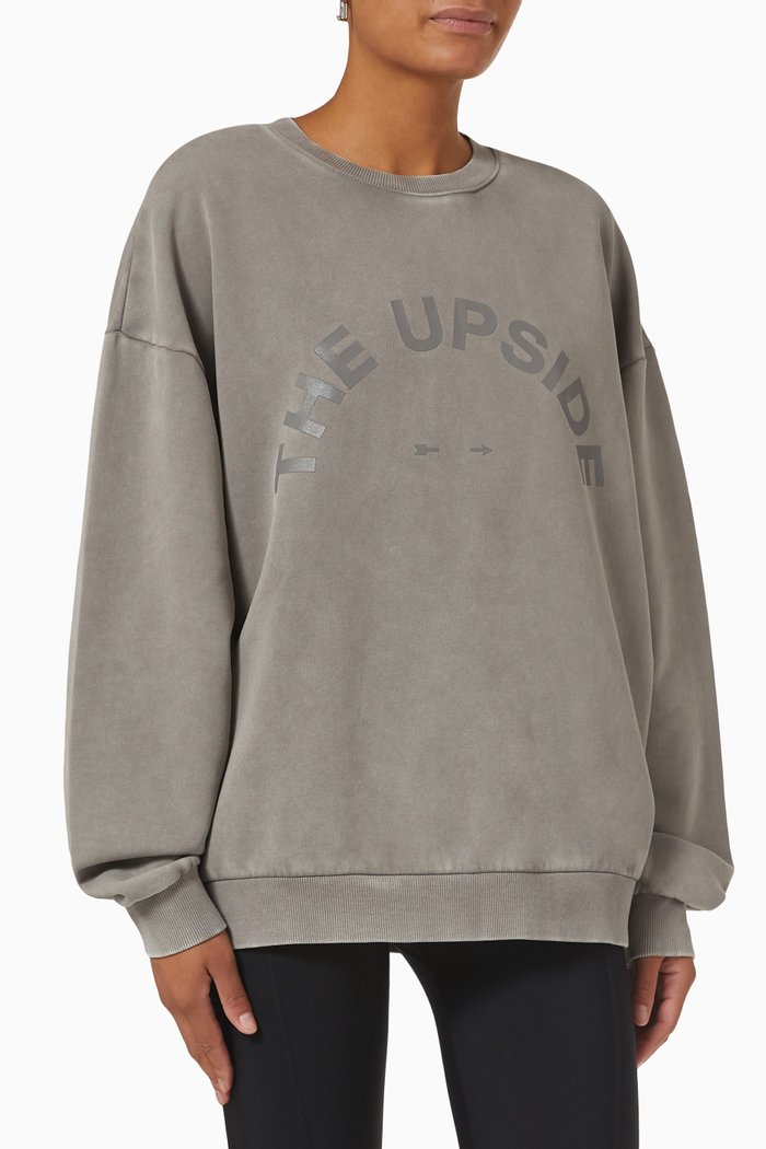 Santosha Saturn Sweatshirt, Grey