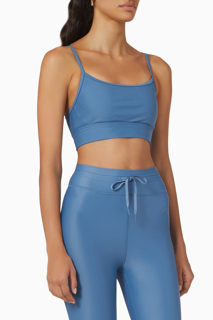 

Natacha Bra Top in Recycled Super Soft Fabric, Blue