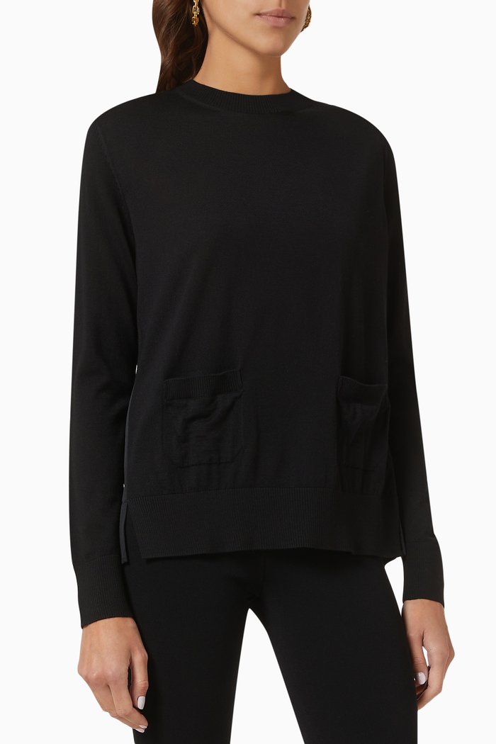 

Long Sleeve Sweater, Black