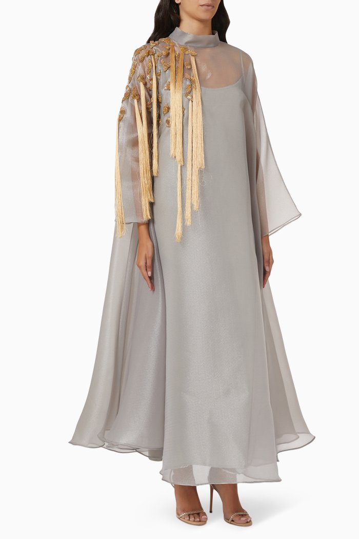 

Embellished Kaftan, Grey